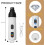 Τροχός νυχιών σκύλου Heusom Silent Groom Pro, 3 ταχυτήτων, USB 2