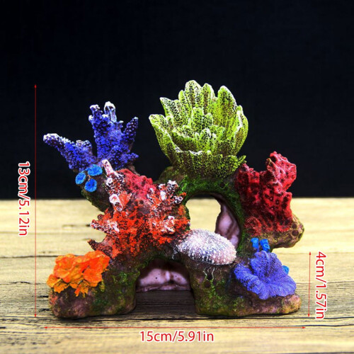 Akvarium harpiks koral hulepynt til revtank 2