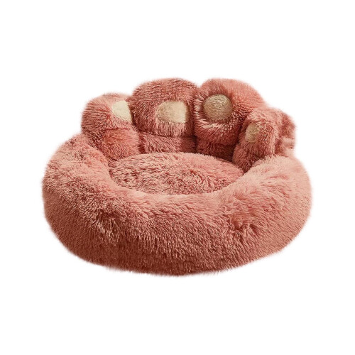 Cama para cachorro em formato de pata, para todas as estações, com almofada de 60 cm (23,6 polegadas). 1