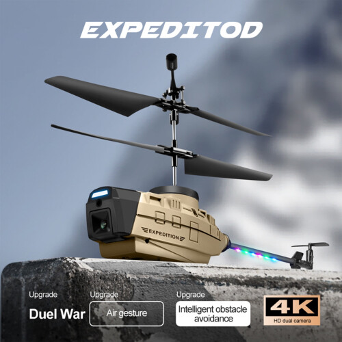 Gallickan RC Helicopter with Camera & Obstacle Avoidance 1
