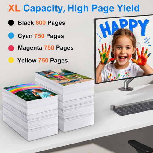Δοχεία μελάνης Gewoen564XL συμβατά με HP Photosmart 2