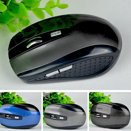 2.4G Wireless Mouse Ergonomic Silver 1pc 1
