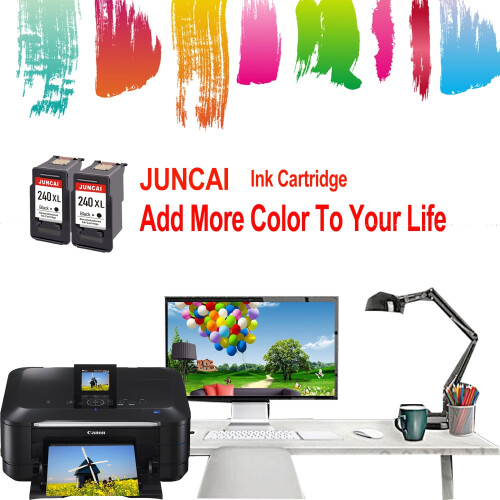 Ξαναγεμισμένο δοχείο μαύρου μελανιού Canon PG-240XL (συσκευασία 2 τεμαχίων) 2
