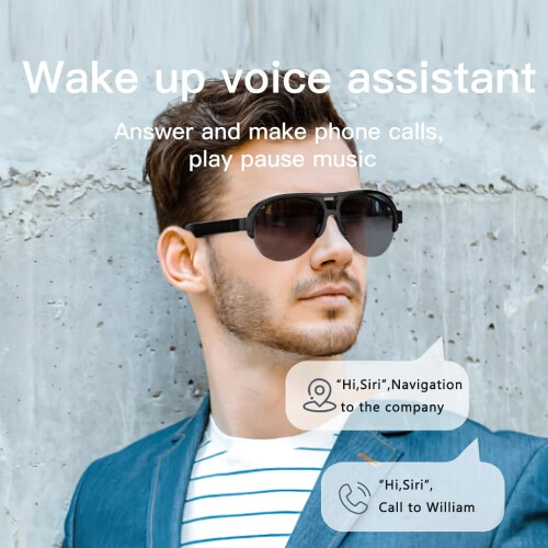 ZYQEEE AF08 Smartbril, open-ear audio, IPX4 1