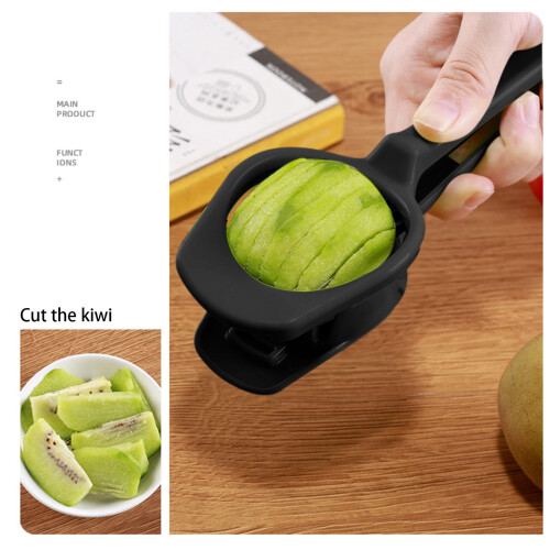 Fatiador de queijo manual de plástico preto
