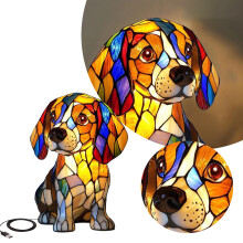 Corgi kutyáknak való gyantás éjszakai fénylámpa – USB-ről táplált, meleg fényű