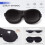 3D Contoured Sleep Mask Blackout Adjustable Strap 3-Pack 5