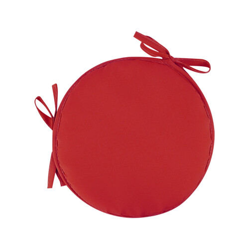 Almofada redonda para cadeira bistrô de exterior com amarras, 30 cm (12 polegadas)