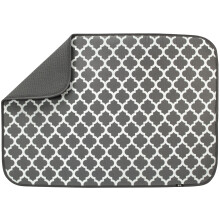 Tapis égouttoir extra large 45,7 x 61 cm gris