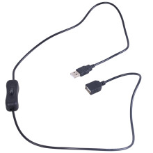 USB-uros-naarasjatkokaapeli virtakytkimellä, 100
