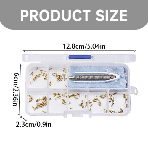 Glass Repair Screwdriver Kit with Tiny Screws 2