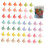 Mini pinces à cheveux papillon – 50 pièces 5