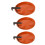 3-Layer Tree-Mounted Bird Feeder Heavy-Duty Steel Brick Red 2