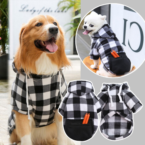 Sudadera con capucha para perro con bolsillo – Suéter cálido de otoño e invierno para 1