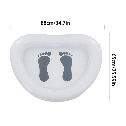 Pool Foot Wash Basin Inflatable Soaking Tub 1 Piece 2