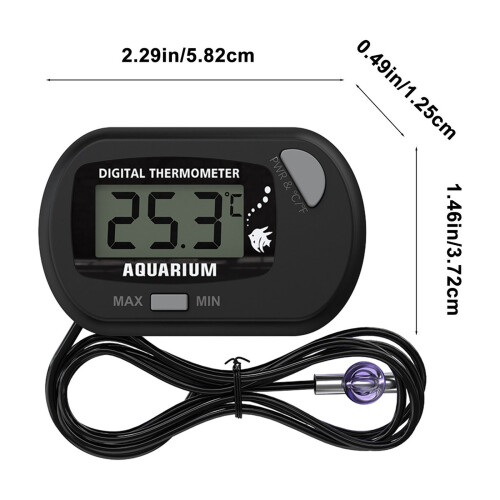 Termômetro eletrônico para aquário com sonda 2