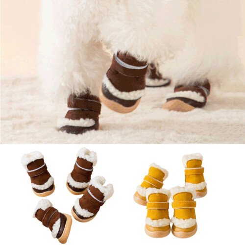Hundskor i lammull – 4-pack, halkfria, tvättbara 1