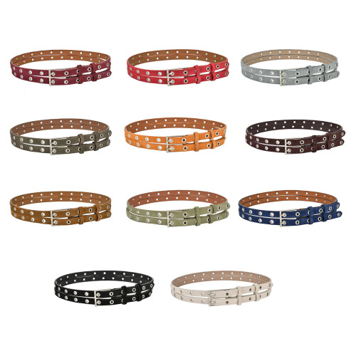 Modern Simple Leather Belt Multiple Color Available Ideal-Beige 1