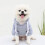 Fleece-Hundehoodie mit Tasche – Grau, XL 4