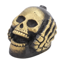 Aztekische Todespfeife Harz Gold hohe Dezibel beim Blasen