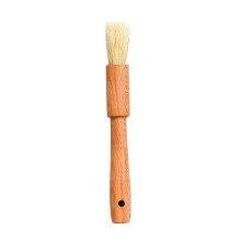 Backpinsel mit Wildschweinborsten, Holzgriff, 19 cm