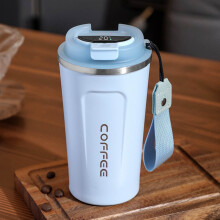 Tasse à café intelligente en acier inoxydable avec affichage de la température