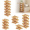Étagère à chaussures verticale pliable – Bois naturel, aucun assemblage 1
