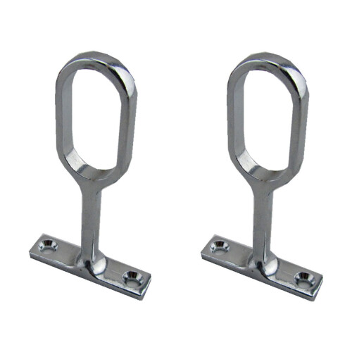 Flangestangholder i zinklegering, 2-pak