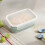 Contenitore per il pranzo in plastica blu – Contenitore compatto e a prova di perdite 1
