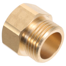 Adaptateur pour tuyau en laiton, filetage fin 1-1/16" vers filetage 3/4".