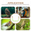 Bird Cage Standing Pole with Cotton Rope Green 2 pcs 2