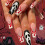 DESIGNICE Press-On Nails: Trapetsformad bloddroppsdesign, 25 2