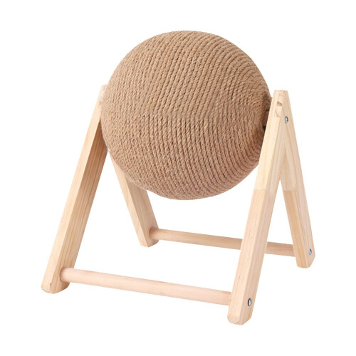 Cat Scratching Ball with Wooden Base – 1 Pack 2