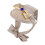Sun Protective Dog Straw Hat with Adjustable Strap and 3
