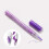 Paarse acryl nagelstift 5ml met zachte punt 5