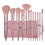 Σετ πινέλων μακιγιάζ Rose Gold – 12 συνθετικά πινέλα 3