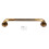 Antique brass wall-mounted bathroom grab bar 2