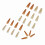 Roze medium coffin plaknagels (24 stuks) 3