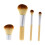 Ensemble de pinceaux de beauté à poils en nylon, 4 pièces 4