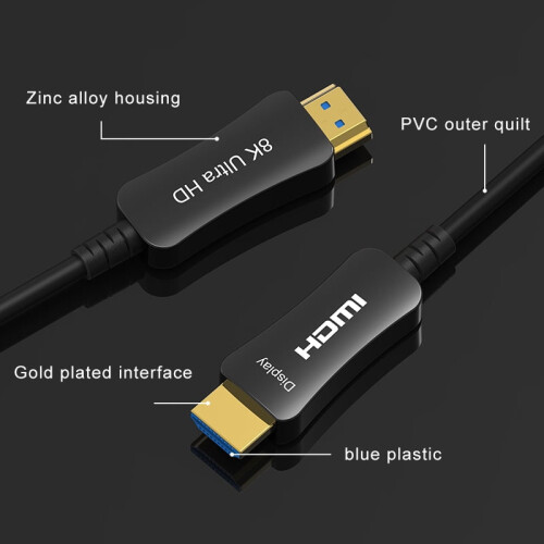 Cabo HDMI 2.1 8K 48Gbps para PS5 e Xbox TV 2