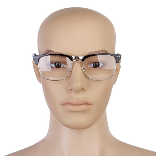 Μόνο μαύρο σκελετό γυαλιών οράσεως Unisex 1