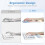 Ergonomic Keyboard Wrist Rest and Mouse Pad Set 3