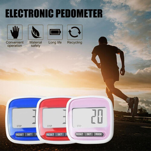 Digital Pedometer with Clip for Elderly, Large Display X1H1 1