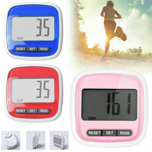 Digital Pedometer with Clip for Walking Step Counting 2