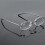 MAINYU Randlose Retro-Lesebrille +1,00 bis +4,00 2