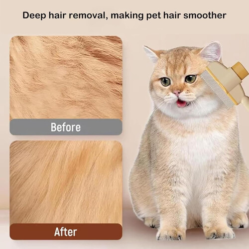 Αυτοκαθαριζόμενη χτένα κατοικίδιων Zen Brush για γάτες και μικρά σκυλιά 2