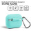 Θήκη AirPods Pro αντικραδασμική με μπροστινή οθόνη LED Aqua 3