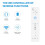Mando Wii con MotionPlus blanco (paquete de 2) 3