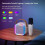 Altoparlante Bluetooth wireless con microfono e luci RGB 5