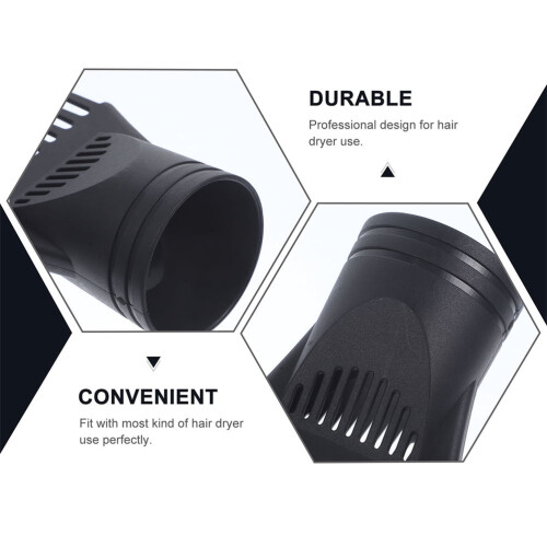Accessoire peigne pour sèche-cheveux avec diffuseur universel (2 pièces) 1